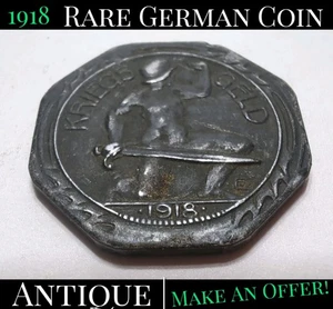 ✨ANTIK✨ Deutschland 50 Phfennig Notgeld Münze 1918 Neuenburg - Vintage Foreign Coin - Bild 1 von 12