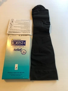 JOBST Kompressionsstrümpfe 20-30 mmHg schwarz großes Knie CT - Bild 1 von 2