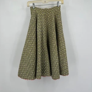 Vintage Handmade Cottagecore Stepprock Damen Gr. S Boho Lagenlook Midi - Bild 1 von 5