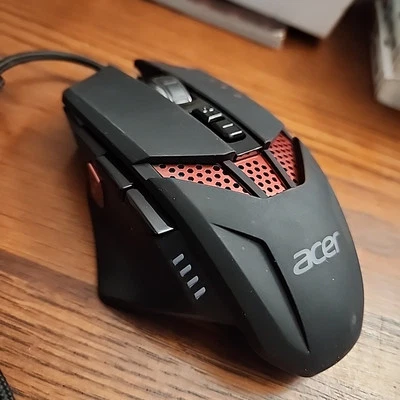 Acer Nitro Gaming Mouse USB NMW810 8 Button Adjustable Weight & DPI Lighting  - Image 1 of 4