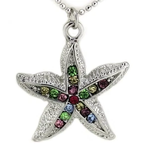 Multi Color Starfish Sea Animal Pet Charm Anklet Fashion Jewley for Girls Women - Picture 1 of 1