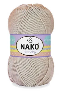 Nako Elit Baby Allergikerwolle Anti Pilling ca. 250 m 100 gr.  türkische Wolle - Bild 1 von 12