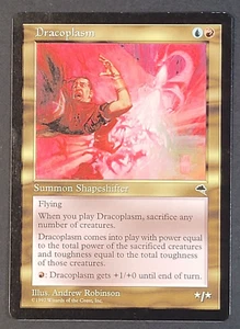 MTG - 1x Dracoplasm - Tempest - NM/LP - Vintage Rare - Magic the Gathering CCG - Picture 1 of 7