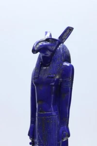 Maravilloso Dios Egipcio Antiguo Azul Set, Estatua Egipcia Seth, Estatua Seth - Imagen 1 de 5