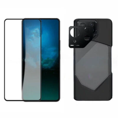 Protector de pantalla de vidrio templado + protector de cámara para teléfono ASUS ROG 8 / 8 Pro 9H Foto 1 de 4