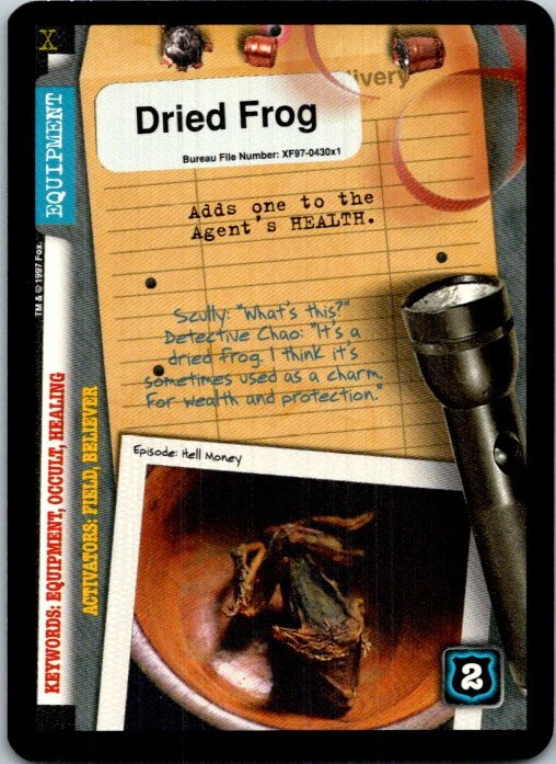 X-Files 101361 CCG Dried Frog - Image 1 of 1