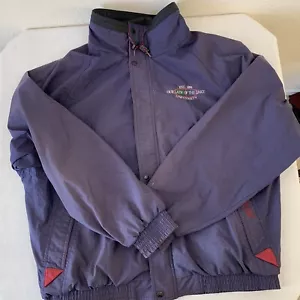 Jansport Gr. XL Windbreaker Jacke Blau Our Lady Of The Lake University Retro - Bild 1 von 12