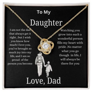 Daughter Necklace gift from dad, daughter Special graduation birthday Gift - Picture 1 of 13