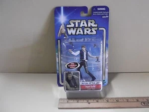 Star Wars Return of the Jedi Han Solo 4"in Figure Endor Raid Hasbro 2002 - Picture 1 of 9