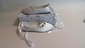 Zapatos de boda/novia G Westerleigh - Jenny - blancos - talla 40 UK 7 #14D43 - Imagen 1 de 7