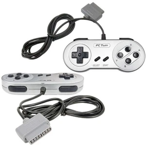 Pack Of 2 Replacement Gamepad Controllers For SNES FC-Twin Game Systems - Picture 1 of 3