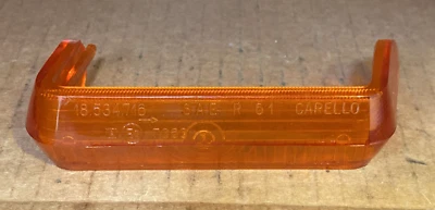 Lente señal de giro derecha Carello - #18.534.716 - Se adapta a Fiat, Masserati, Lambo y más Foto 1 de 4