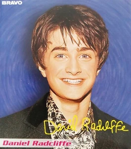 DANIEL RADCLIFFE - Autogrammkarte 10x10cm- Harry Potter Sammlung Autograph Card - Picture 1 of 1
