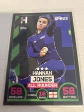 TOPPS CRICKET ATTAX  2021 CARD THE 100  HANNAH JONES  LONDON SPIRIT 