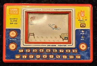 Tronica Game & Watch Dragon Fighter ЖК-дисплей винтажная электронная портативная игра РЕДКАЯ - Изображение 1 из 4