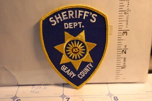 police patch GEARY COUNTY SHERIFF KANSAS - Bild 1 von 1