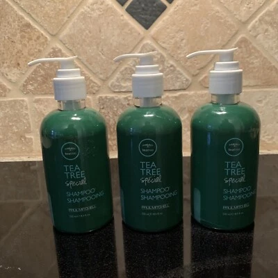 Paul Mitchell Tea Tree Special Shampoo 8.5 fl oz 250 ml With Pump 3 Bottles Pack - Image 1 of 4