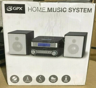 GPX Home Music System HC221B ✅❤️️✅❤️️ AS IS - FOR PARTS OR REPAIR - READ - Image 1 of 2
