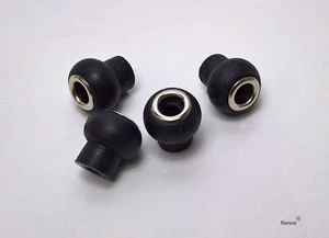 The BEST Mushrooms Dampers in BLACK Thorens TD-124 TD224 TD135  cb909  cb1236 - Picture 1 of 3