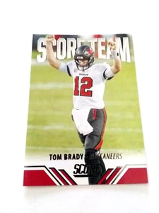 2021 Score Football Tom Brady Score Team Insert #ST25 Future HOF NM-MT - Picture 1 of 2