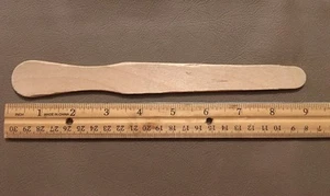 100 Disposable Large 9" Wood Paddle Spatulas Wax Application Or Stir Sticks - Picture 1 of 2