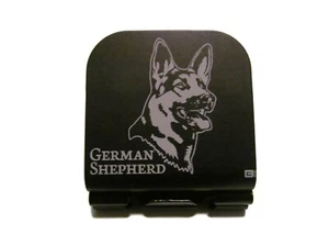 German Shepherd Head & Shoulders Laser Etched Aluminum Hat Clip Brim-it - Picture 1 of 10