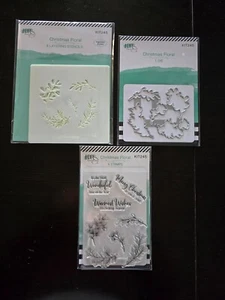 little darlings stamp and die set. Christmas floral kit - Picture 1 of 7