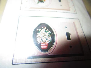 Daisies Crewel Light Switchplate Kit #3764 (Artcraft Concepts) FREE SHIP - Picture 1 of 3