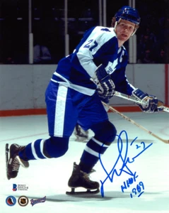 DARRYL SITTLER SIGNED 8x10 PHOTO + HOF 89 TORONTO MAPLE LEAFS LEGEND BECKETT BAS - Picture 1 of 2