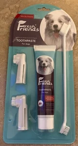 Fresh Friends Dog Tooth Brushing Kit Beef Flovour - Picture 1 of 2