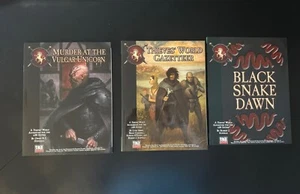 Black Snake Dawn Murder Unicorn Theives' World Gazetteer Green Ronin d20 BX 916 - Picture 1 of 6
