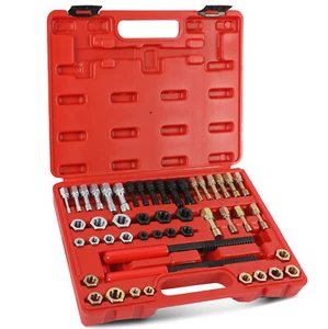 48PCS Thread Repair Restorer Kit Thread Chaser Set UNF UNC Rethreading Tool  - Picture 1 of 9