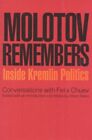 MOLOTOW ERINNERT SICH: INNEN KREMLPOLITIK von Molotow V. M. - Hardcover *SEHR GUTER +*