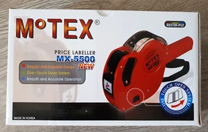 Motex Genuine MX-5500 New Yellow "USE BY DATE" Labeller/Gun OZ Stock One-Touch - Picture 1 of 6