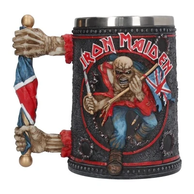 Taza Nemesis Now Iron Maiden Eddie The Trooper Tankard, con licencia oficial Ro... Foto 1 de 4