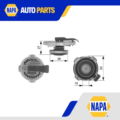 Radiator Cap RC10382 Gates 741030037 Genuine Top Quality Guaranteed New - Image 1 of 4