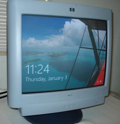 "MONITOR DIGITAL HP CRT MODELO V72 CRT 17"" PRODUCTO # P5303D PROBADO" Foto 1 de 4