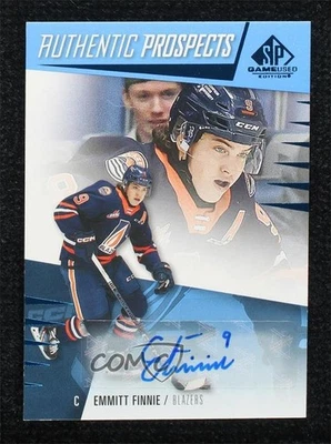 2023-24 Upper Deck SP Game Used CHL Edition Blue Auto Emmitt Finnie #42 Auto - Image 1 of 2