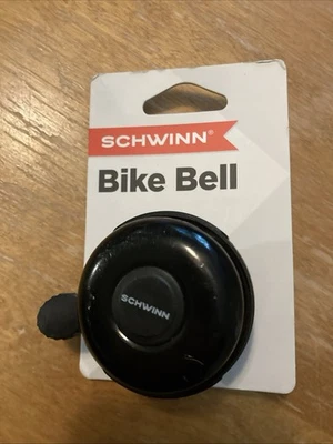 Schwinn Bicycle Bell Bike Classic Silver Black Fits Most Models - Image 1 of 3