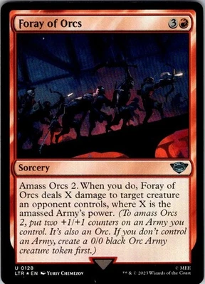 Magic | LTR | Foray of Orcs | 128 | Foil | NM - Image 1 of 2