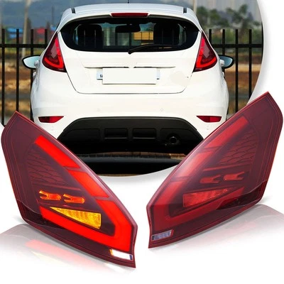 VLAND FULL LED Tail Lights For Ford Fiesta Hatchback 2008-2019 DRL W/Animation - Image 1 of 4