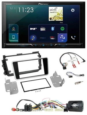 Pioneer Lenkrad Bluetooth USB 2DIN DAB Autoradio für Nissan Micra 2017-2019 - Bild 1 von 4