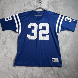 Vintage Indianapolis Colts Edgerrin James Jersey Mens XL Blue Champion #32 NFL - Picture 1 of 16