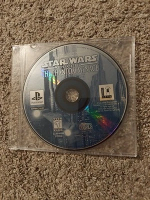 Star Wars: Episode I  The Phantom Menace Black Label Clean Working Disc Only PS1 - Image 1 of 4