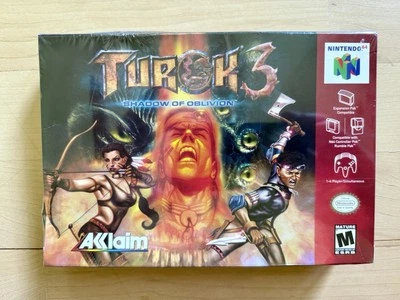 Turok 3 Shadow of Oblivion Nintendo - 64 (N64) - FACTORY SEALED !! - Image 1 of 4