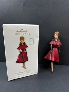 Hallmark Keepsake Barbie RAVISHING IN ROUGE Ornament 2011 Fashion Model EUC - Bild 1 von 11
