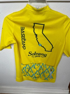 Camiseta Panache Manga Corta Speed Aero Basecamp Solvang Para Hombre Pequeña Amarilla, ¡BONITA! Foto 1 de 3