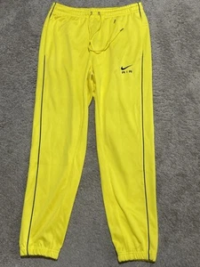 Pantalones Nike Air Jogger Poli Tejido Amarillo Strike Correr DQ4218-765 Para hombres Med. Nuevo con etiquetas - Imagen 1 de 10