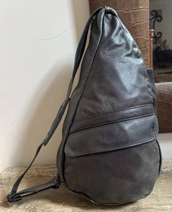 Amerbag Slim Crossbody Bag Leather Dark Brown with Wallet. Good Conditions. - Picture 1 of 24