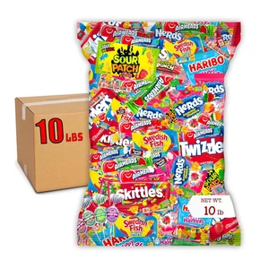 Großpackung Süßigkeiten Sortenpackung 10 Pfund/20 Pfund Süßigkeiten Bonbons Großpackung einzeln verpackt Süßigkeiten - Bild 1 von 10